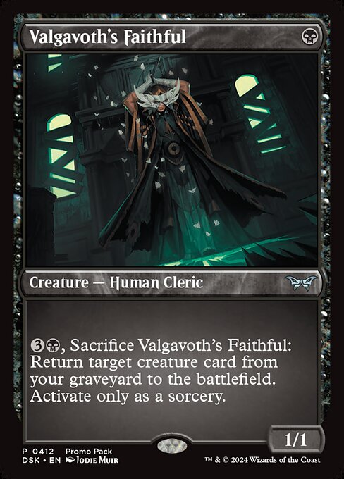 Valgavoth's Faithful (412) [Duskmourn: House of Horror]