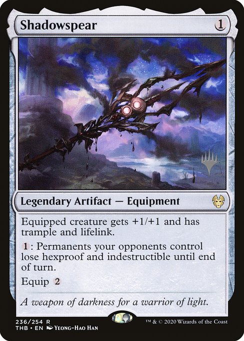 Shadowspear (236p) [Theros Beyond Death Promos]