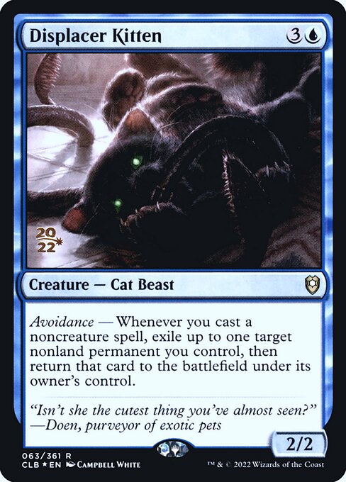 Displacer Kitten (63s) [Battle for Baldur's Gate Promos]