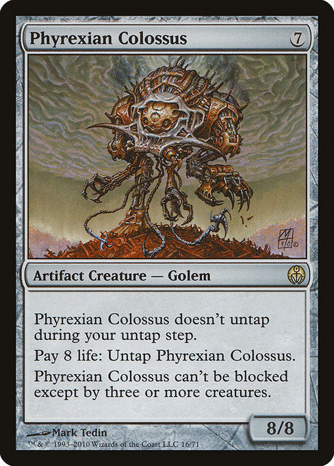 Phyrexian Colossus (16) [Duel Decks: Phyrexia vs. the Coalition]