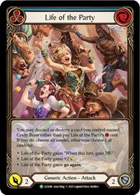 Life of the Party (Blue) - LGS086 (LGS086) [Flesh and Blood Promo Cards]