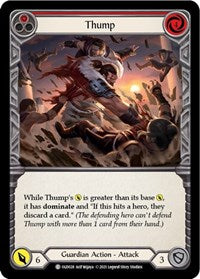 Thump (Red) (OLD028) [Blitz Deck Tales of Aria Oldhim]