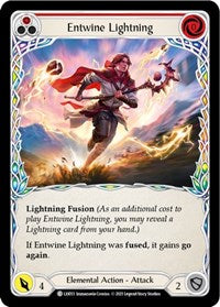 Entwine Lightning (Red) (LXI013) [Blitz Deck Tales of Aria Lexi]