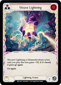 Weave Lightning (Red) (LXI017) [Blitz Deck Tales of Aria Lexi]