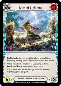 Rites of Lightning (Red) (BRI027) [Blitz Deck Tales of Aria Briar]