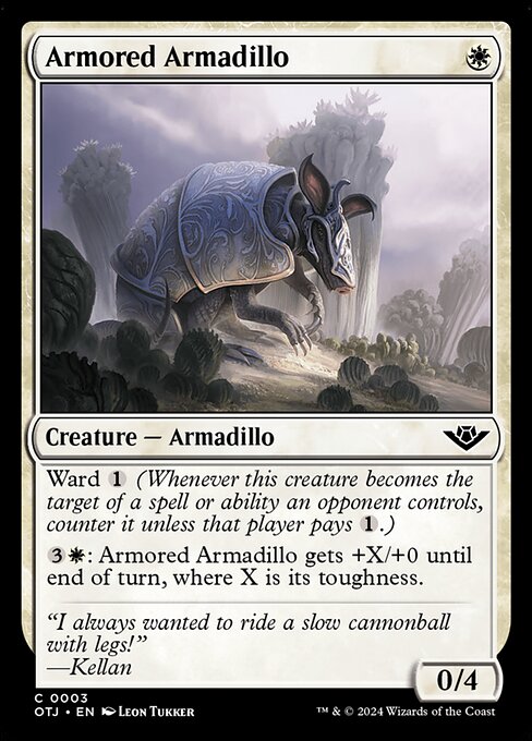 Armored Armadillo (3) [Outlaws of Thunder Junction]