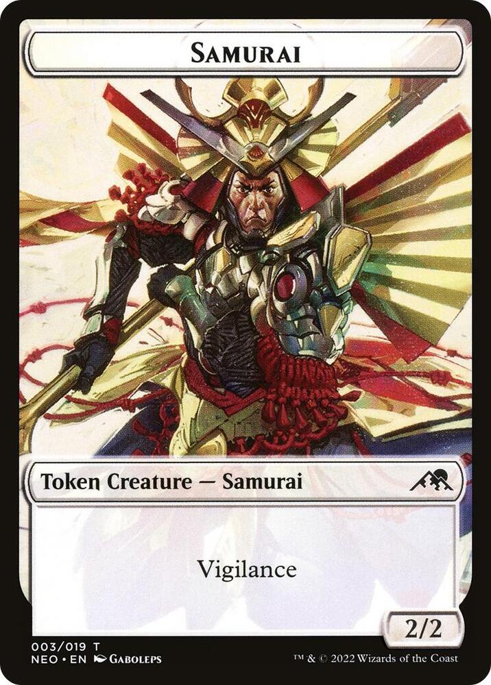 Samurai Token (3) [Kamigawa: Neon Dynasty]