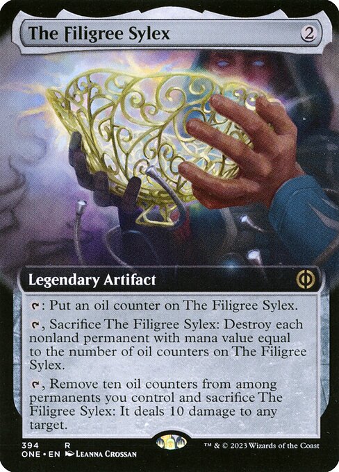 The Filigree Sylex (394) [Phyrexia: All Will Be One] [Extended Art]