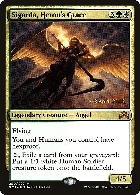 Sigarda, Heron's Grace (250s) [Shadows over Innistrad Promos]