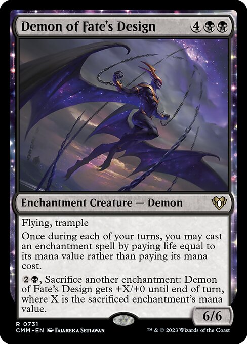 Demon of Fate's Design (731) [Commander Masters]