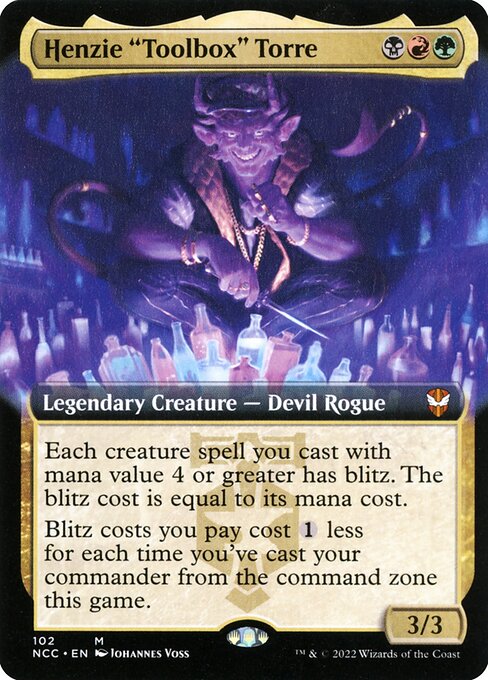 Henzie "Toolbox" Torre (102) [New Capenna Commander] [Extended Art]