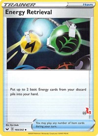 Energy Retrieval - 160/202 (#25 Cinderace Stamped) (160/202) [Battle Academy 2022]