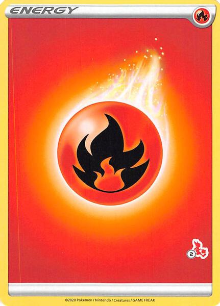 Fire Energy (#2 Cinderace Stamped) [Battle Academy 2022]