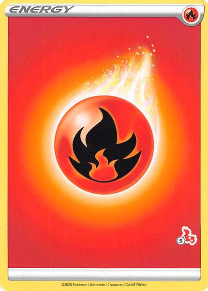 Fire Energy (#5 Cinderace Stamped) [Battle Academy 2022]