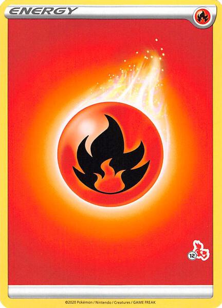Fire Energy (#12 Cinderace Stamped) [Battle Academy 2022]
