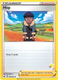 Hop - 165/202 (#13 Pikachu Stamped) (165/202) [Battle Academy 2022]