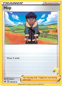 Hop - 165/202 (#33 Pikachu Stamped) (165/202) [Battle Academy 2022]