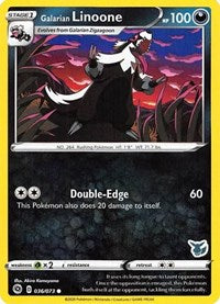 Galarian Linoone - 036/073 (Eevee Stamped) (036/073) [Battle Academy 2022]