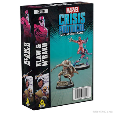 Marvel Crisis Protocol Klaw &amp; M'baku Character Pack image 0