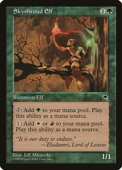 Skyshroud Elf (255) [Tempest]
