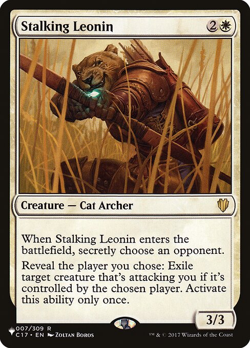 Stalking Leonin (C17-7) [The List]