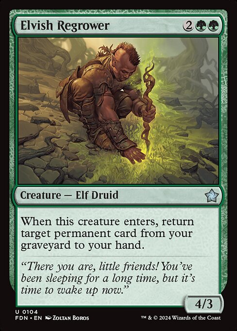 Elvish Regrower (104) [Foundations]