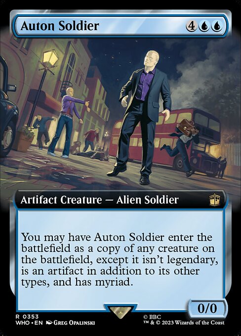 Auton Soldier (353) [Doctor Who] [Extended Art]