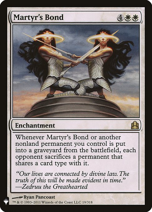 Martyr's Bond (CMD-19) [The List]