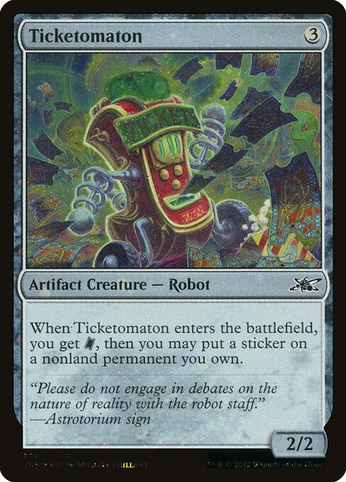 Ticketomaton (481) [Unfinity]