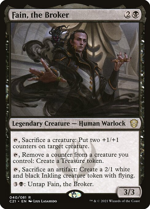 Fain, the Broker (40) [Commander 2021]