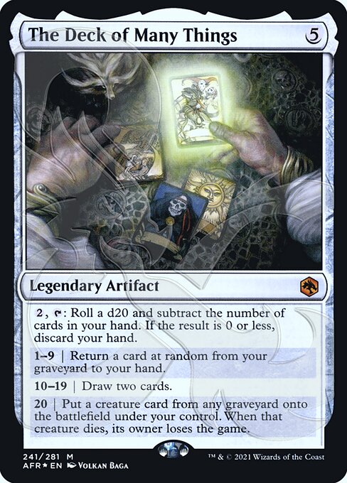 The Deck of Many Things (241a) [Adventures in the Forgotten Realms Promos]