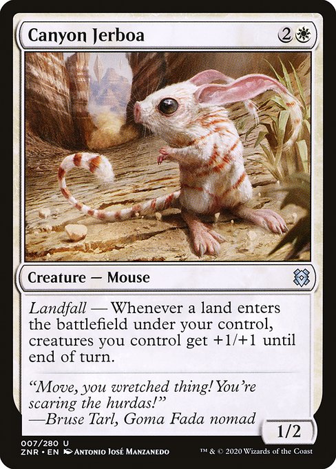 Canyon Jerboa (7) [Zendikar Rising]