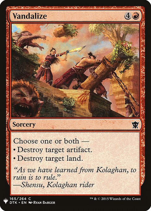 Vandalize (DTK-165) [The List]