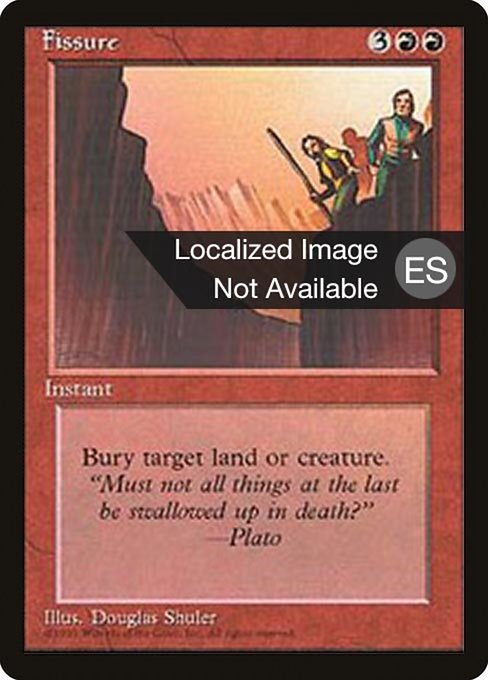 Fissure (194) [Fourth Edition Foreign Black Border]