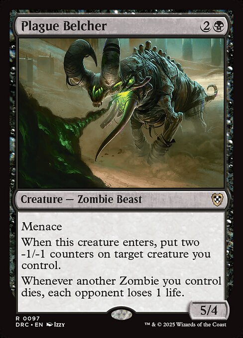 Plague Belcher (97) [Aetherdrift Commander]