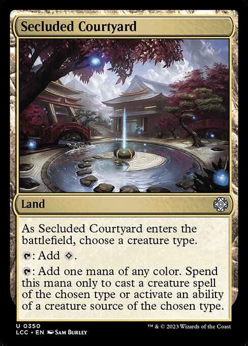 Secluded Courtyard (350) [The Lost Caverns of Ixalan Commander]
