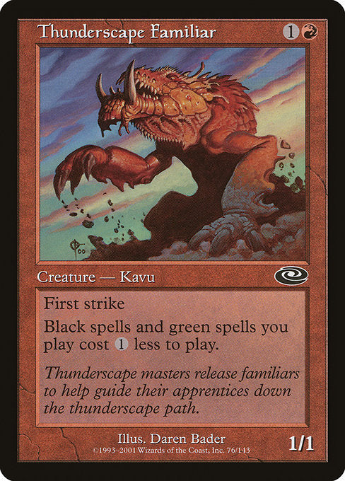 Thunderscape Familiar (76) [Planeshift]