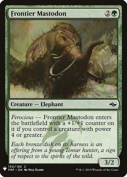 Frontier Mastodon (FRF-130) [The List]