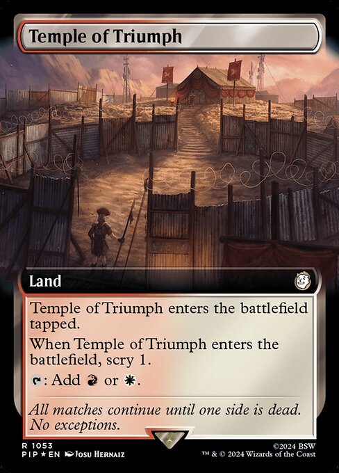 Temple of Triumph (1053) [Fallout] [Extended Art]