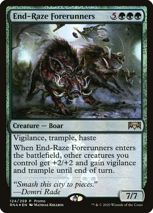End-Raze Forerunners (124★) [Ravnica Allegiance Promos]