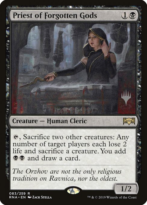 Priest of Forgotten Gods (83p) [Ravnica Allegiance Promos]