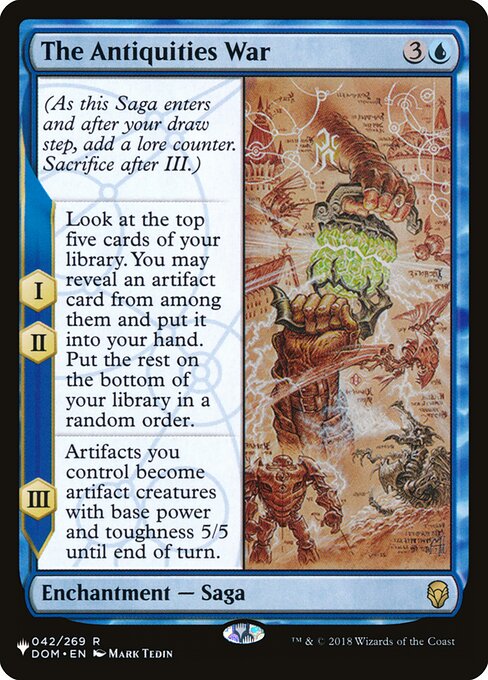 The Antiquities War (DOM-42) [The List]