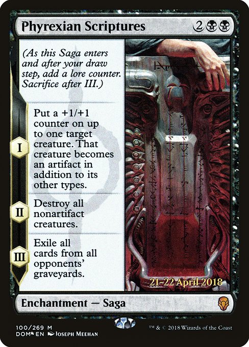 Phyrexian Scriptures (100s) [Dominaria Promos]