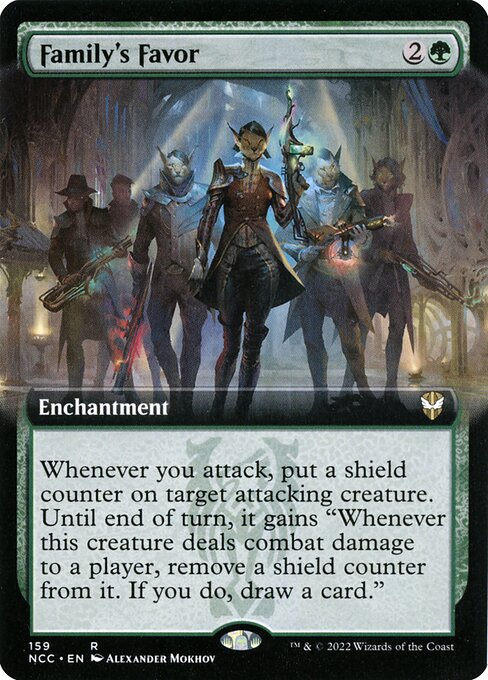 Family's Favor (159) [New Capenna Commander] [Extended Art]