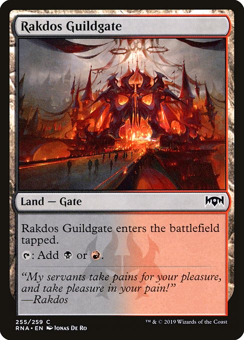 Rakdos Guildgate (255) [Ravnica Allegiance]