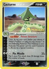 Cacturne - 27/108 (Prerelease) (027/108) [Miscellaneous Cards and Products]