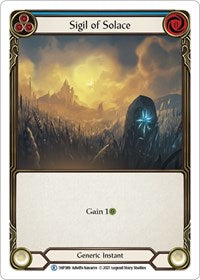 Sigil of Solace (Blue) (1HP389) [History Pack Vol1]
