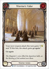 Warrior's Valor (Blue) (1HP161) [History Pack Vol1]