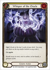 Whisper of the Oracle (Yellow) (1HP424) [History Pack Vol1]