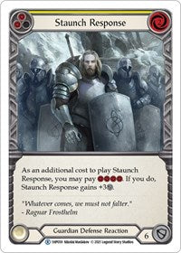 Staunch Response (Yellow) (1HP059) [History Pack Vol1]